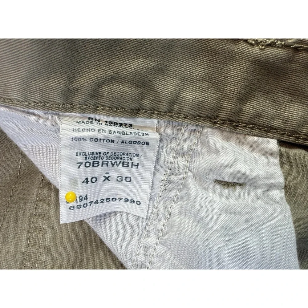 Wrangler Cargo Pants Mens 42x30 Khaki Beige Regular‎ Straight Utility Casual
